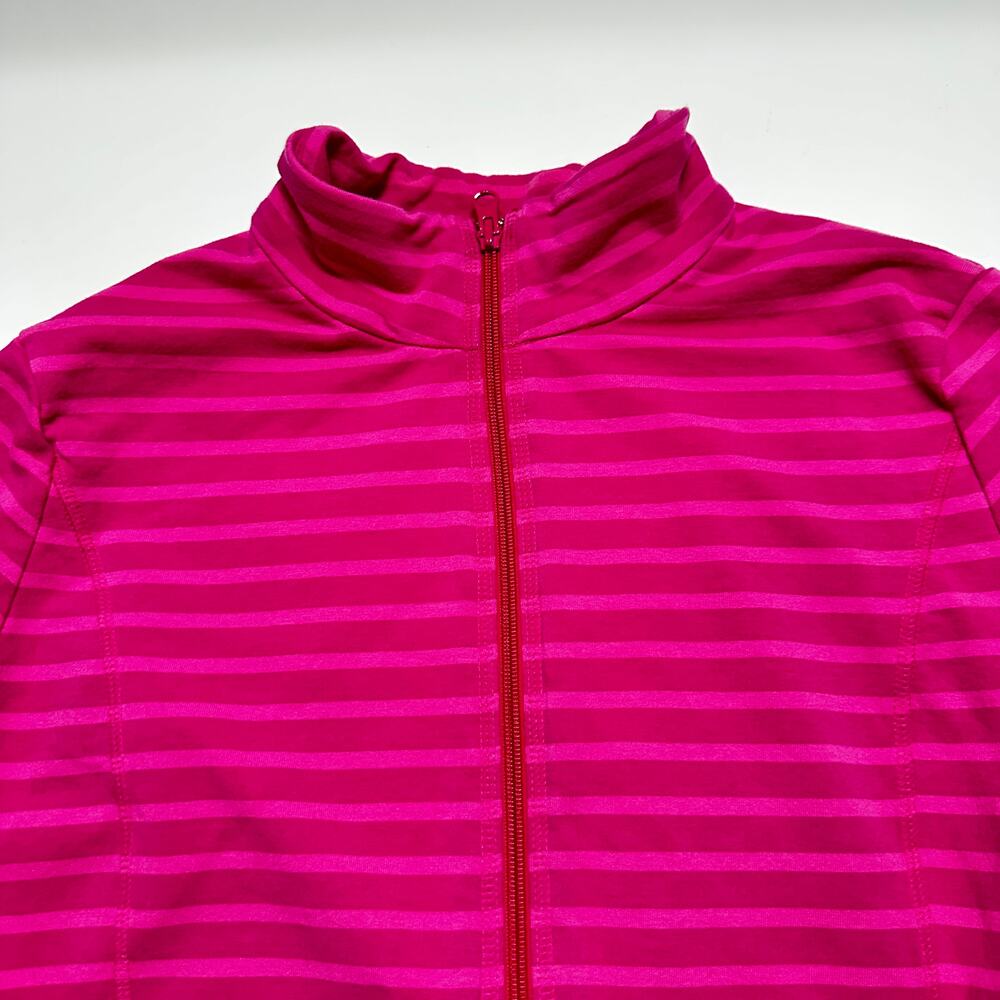 Jones New York Pink Striped Jacket - Picture 4 of 8